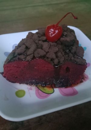 Foto resep Red Velvet Cake Eggless Ekonomis