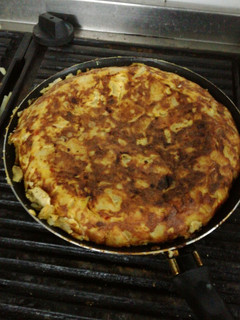 Una foto de Tortilla española sin aceite