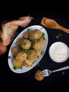 صورة لوصفة كرات الأرز المحمرة
