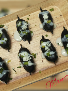 A picture of Chocolate Paneer Kabab.