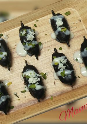 A picture of Chocolate Paneer Kabab.
