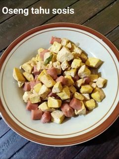 Foto resep Oseng sosis tahu