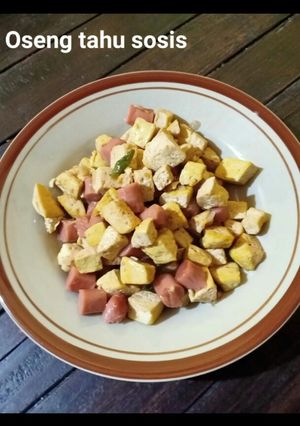 Foto resep Oseng sosis tahu