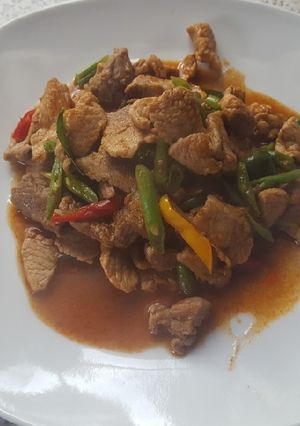 รูปของ ผัดพริกแกงพะแนงหมู
