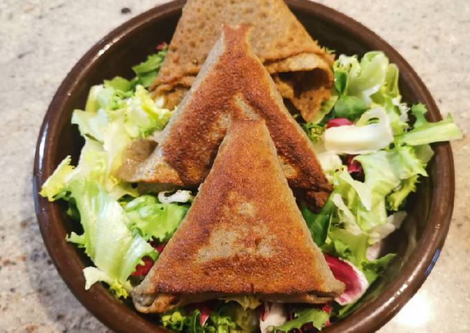 Samosa de galette de sarrasin