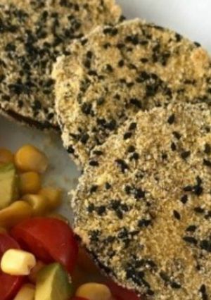 Una foto de Milanesa de berenjena #SOSAdriCocina