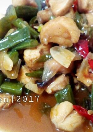 Foto resep Tumis Ayam Buncis Saus Tiram