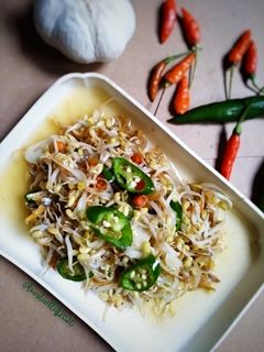Foto resep Tumis tauge teri nasi/medan