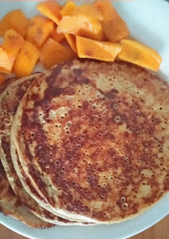 Una foto de Tortitas de avena y plátano