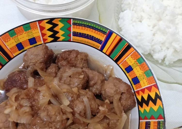 Bola Daging Teriyaki