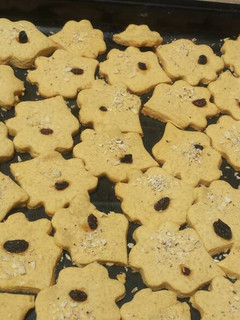 A picture of Cookies with raisin.