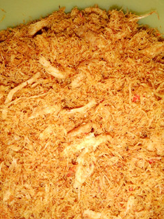 Foto resep Srondeng ayam suwir