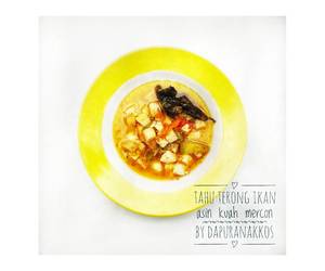 Resep Mudah Tahu terong ikan asin kuah mercon Yummy Mantul