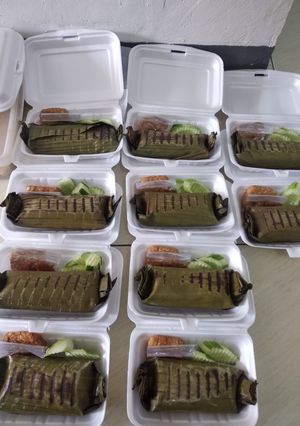 Foto resep Nasi Bakar Ayam Suir Rica Rica