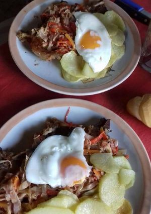 Una foto de Bifes a la riojana