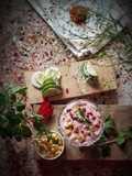 রঙিন রায়তা বা বিটরুট-শশার রায়তা(rangin raita ba beetroot raita recipe in Bengali)