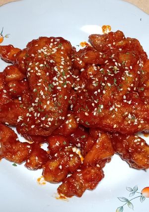 Foto resep Ayam saus gochujang