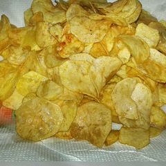 A picture of Homemade crisps.