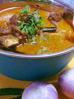 A picture of Mutton curry.