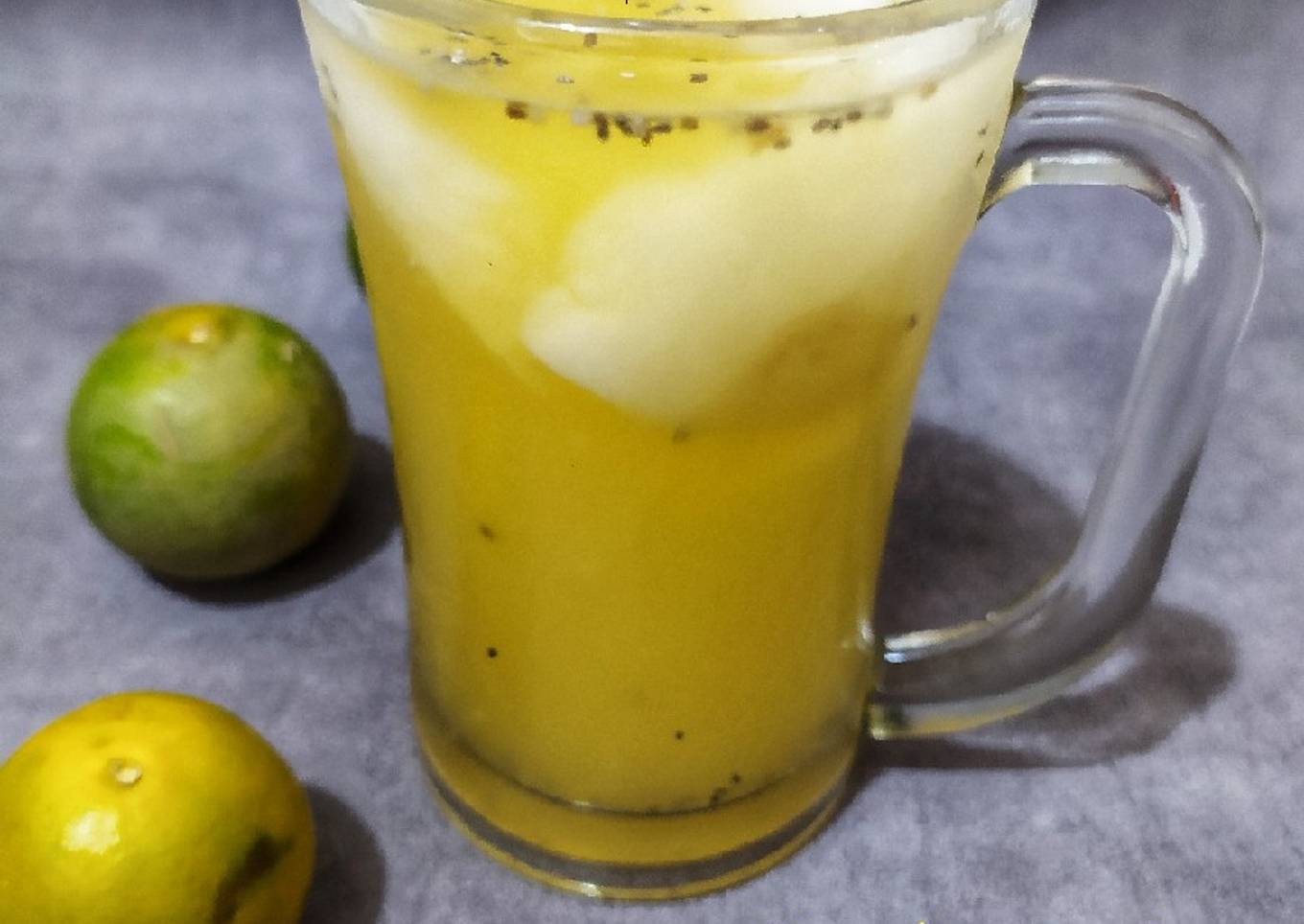 Es jeruk kelapa muda