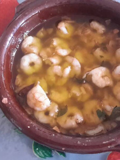Una foto de Gambas al ajillo
