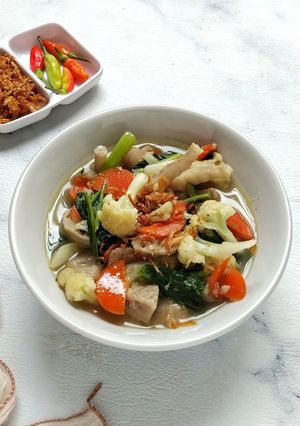 Foto resep Capcay Kuah Ceker