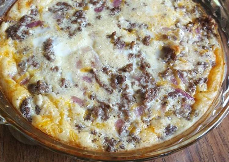 Easiest Way to Make Delicious Cheeseburger Pie