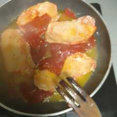 Una foto de Lomo con pimientos del piquillo