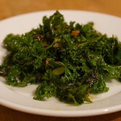 Kale aglio-olio A picture of Kale aglio-olio.