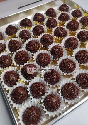 Foto resep Bola bola coklat tanpa oven