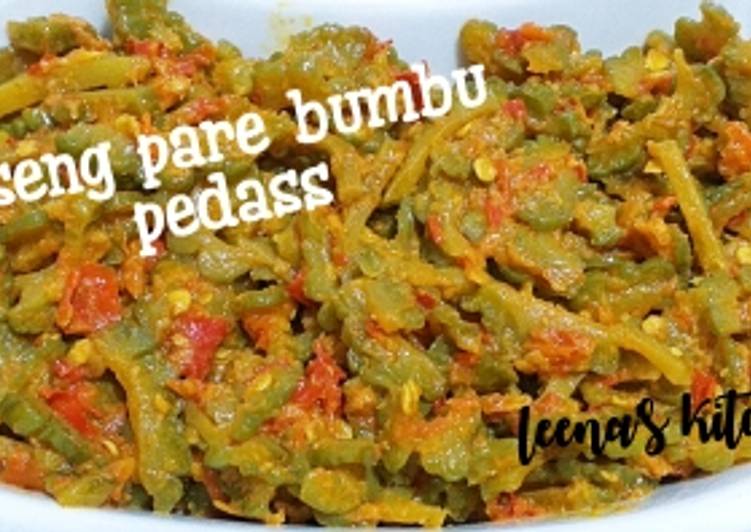 18. Oseng pare bumbu pedass