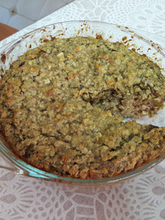 Una foto de Tarta de avena y plátano sin gluten y vegana🍰