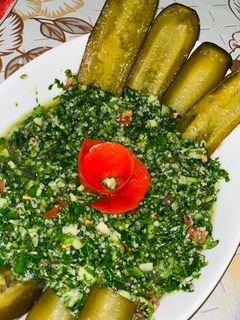 صورة لوصفة تبولة