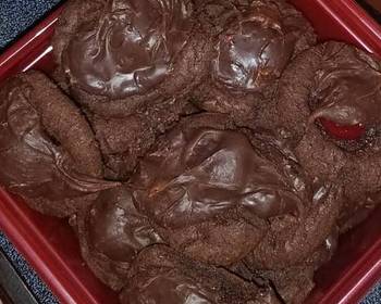 Without Fail Serving Recipe Chocolate covered cherry cookies Delicious Nutritious