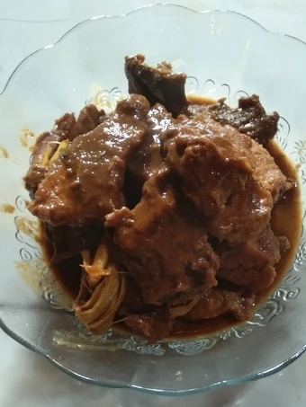 Cara Mudah Membikin Resep Rendang Daging Sapi bumbu instan yang Uenak Anti Ribet, Mantap Sekali