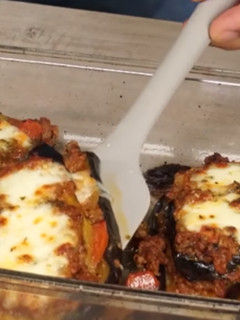 Foto de Beringelas recheadas com carne