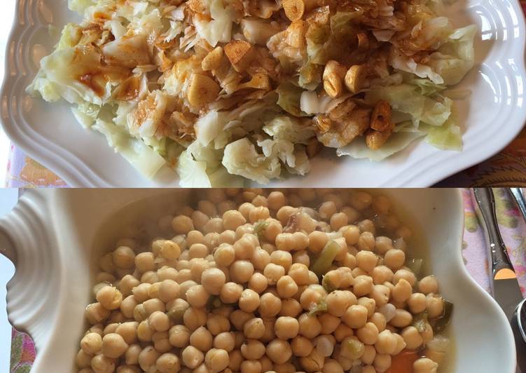 Cocido de garbanzos de toda la vida