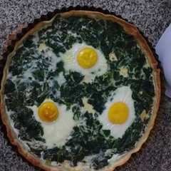 Una foto de Tarta de espinaca
