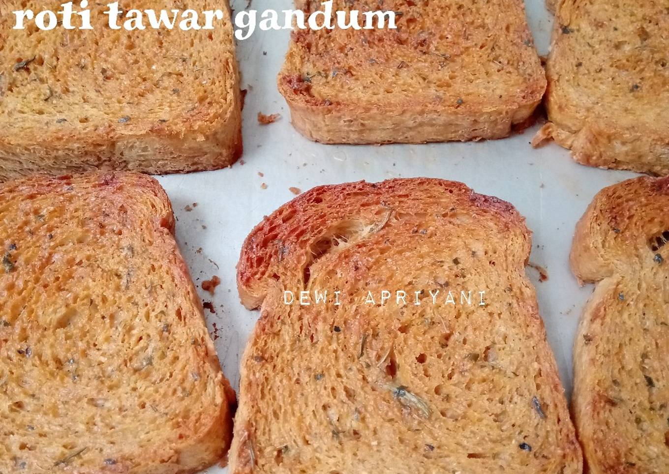 Garlic bread roti tawar gandum