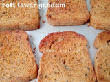 Garlic bread roti tawar gandum