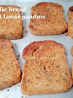 Foto resep Garlic bread roti tawar gandum