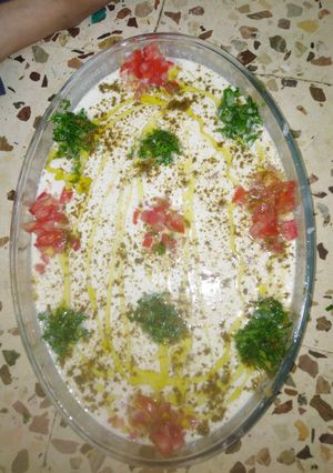 صورة لوصفة فول بلبن