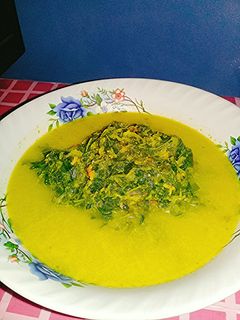 Foto resep Gulai Daun Ubi Tumbuk