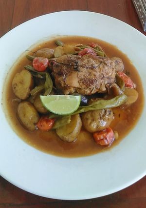 Foto resep Ayam& Kentang bake