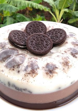 Foto resep Pudding Chocolate Oreo