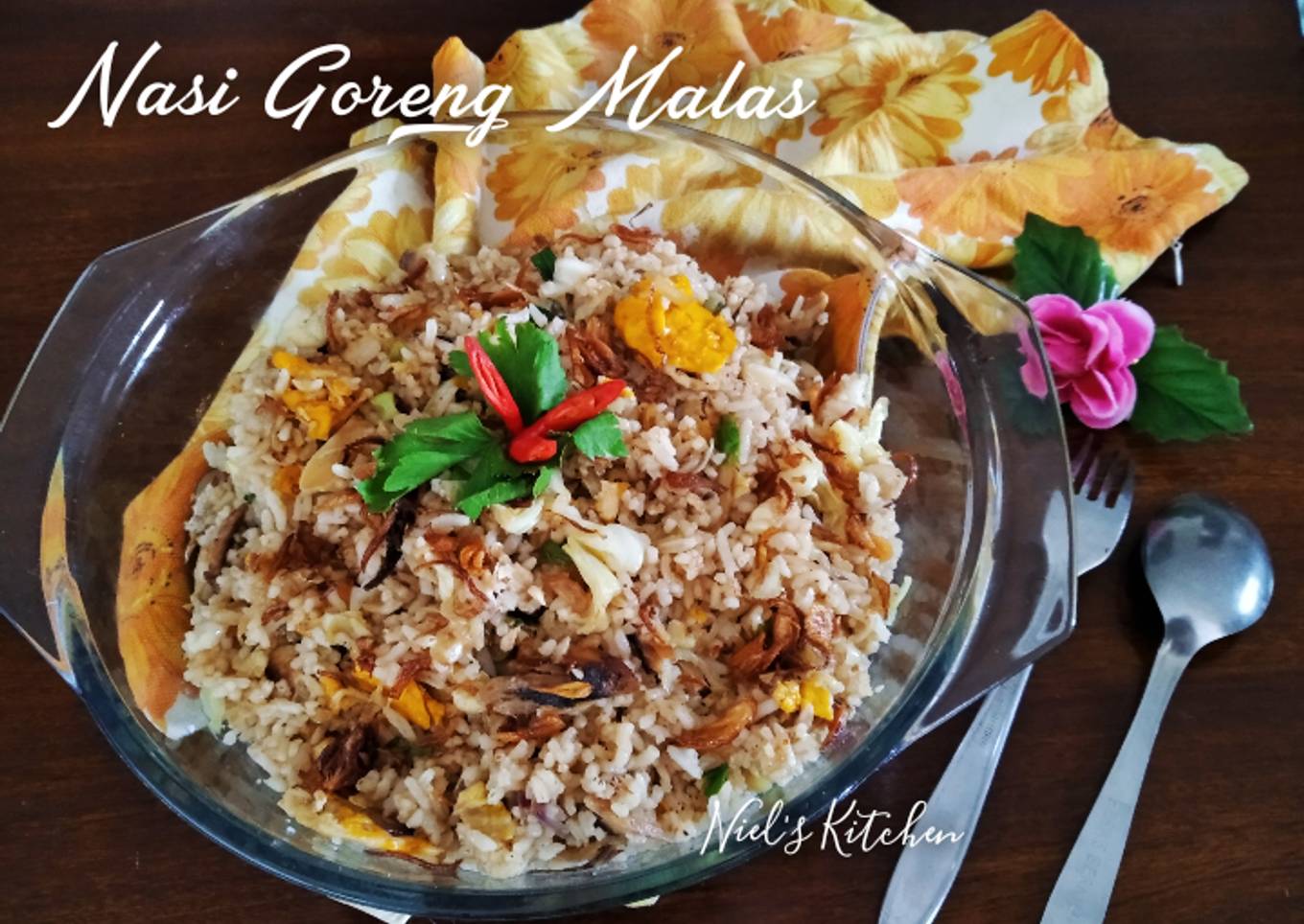 Nasi goreng malas tapi tetap enak