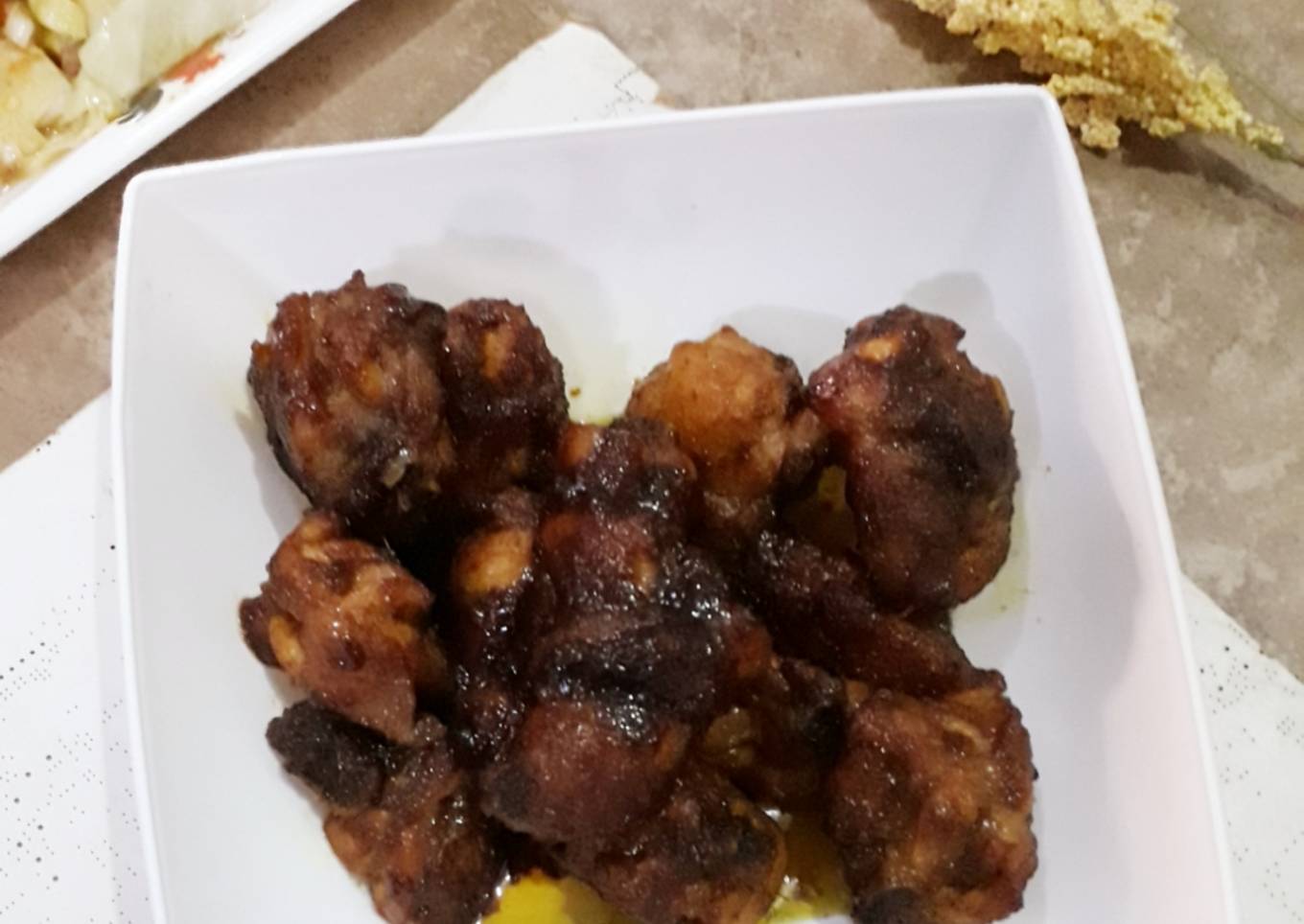 Ayam kecap belacan