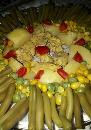 عکسی از دستور بشقاب رژیمی