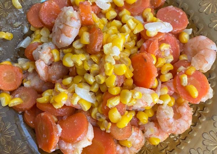 Bahan Tumis udang wortel jagung manis | Langkah Membuat Tumis udang wortel jagung manis Yang Sempurna
