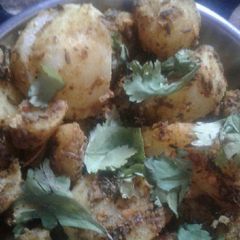 A picture of Jeera aloo.